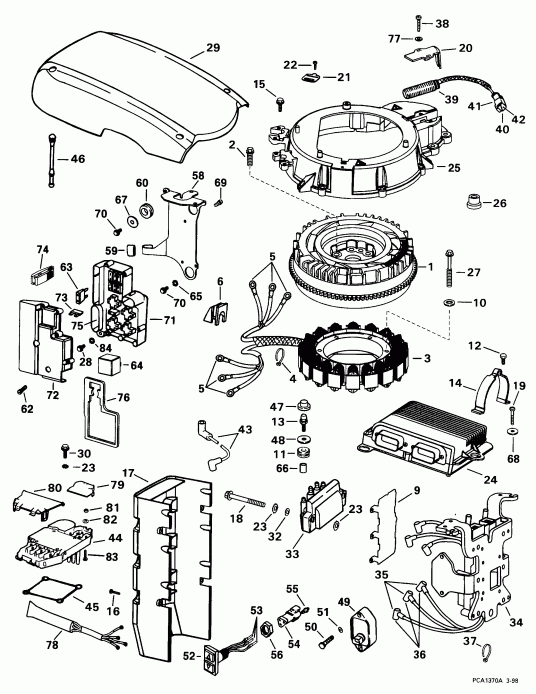   EVINRUDE E175FSLECS 1998  - nition System