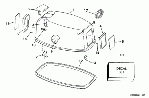   () -- Evinrude (Engine Cover -- Evinrude)