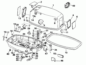   () -- Evinrude (Engine Cover -- Evinrude)