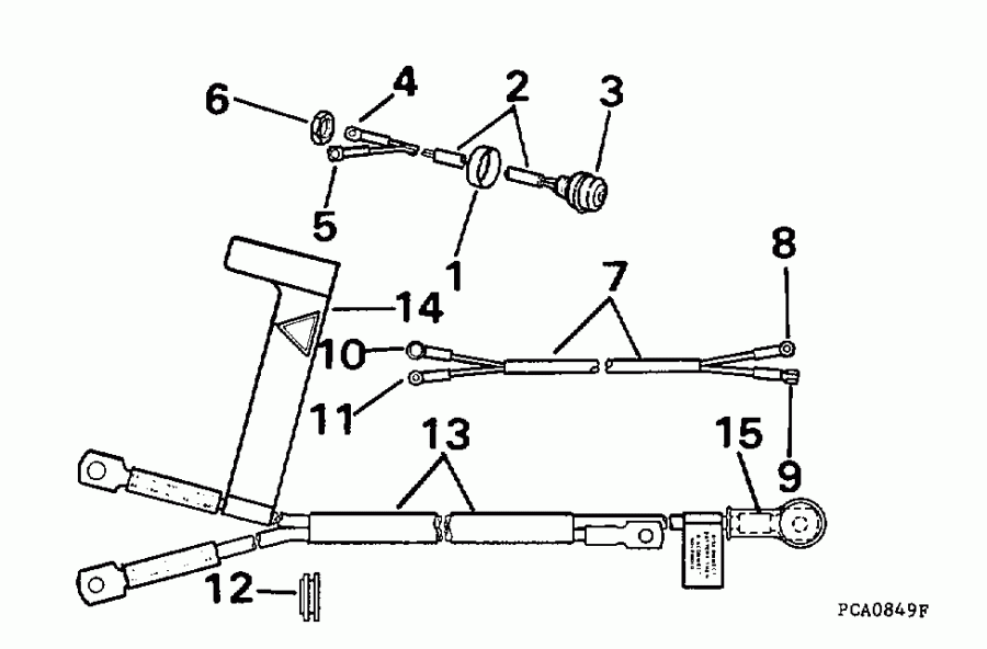��������� ��������� EVINRUDE E30TELECB 1998  - art ������������� & ������s - art Switch & Cables