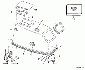   () -- Evinrude --  Start Only (Engine Cover -- Evinrude -- Rope Start Only)