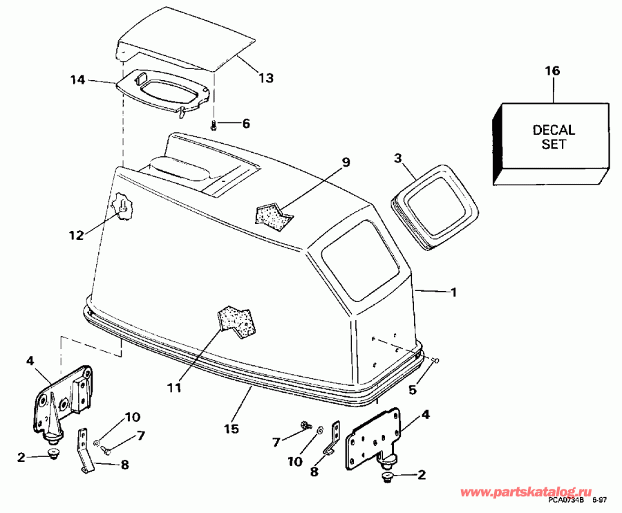 ��������� ����� ������� E50TLECR 1998  -  Johnson -- Rope Start Only / Johnson -- ���� Start Only