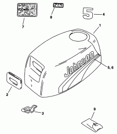   () -- Johnson (Engine Cover -- Johnson)