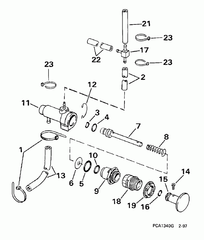   Evinrude SE105RWYH 1998  - imer  / imer Pump