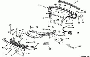   (Lower Engine Cover)