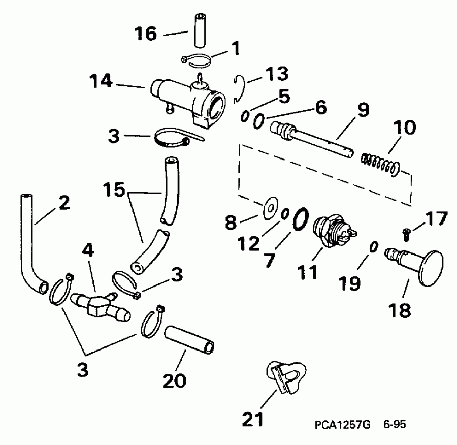   EVINRUDE SE10RPY 1998  - 15kc Models Only -  15kc Models Only