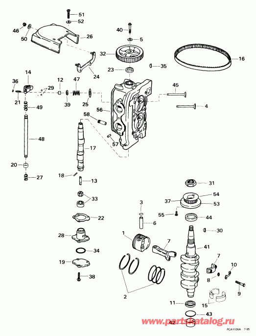    E10R4EEB 1999  - linder Head &  - linder Head & Crankshaft