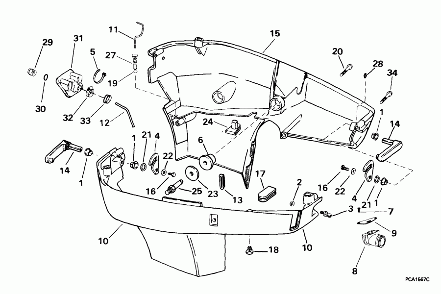  EVINRUDE E200FCXEES 1999  - wer ������ ��������� (�����)