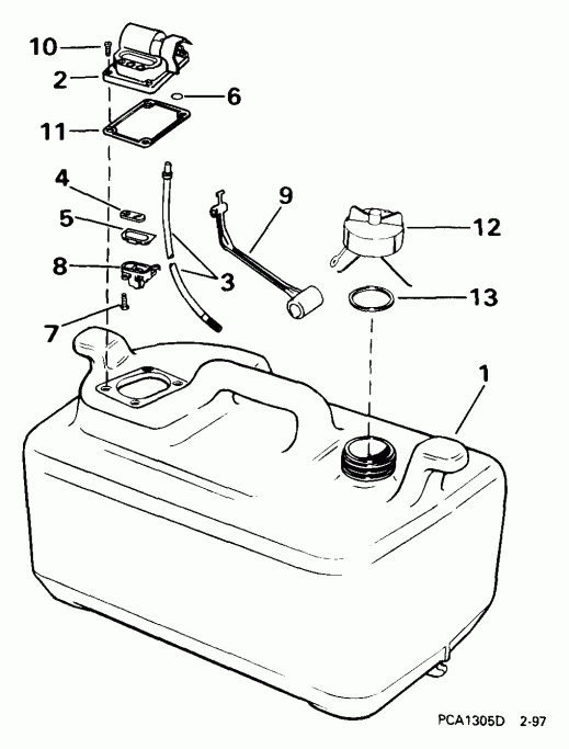 ��������� ��������� Evinrude E65WRLEES 1999  - 6 ������