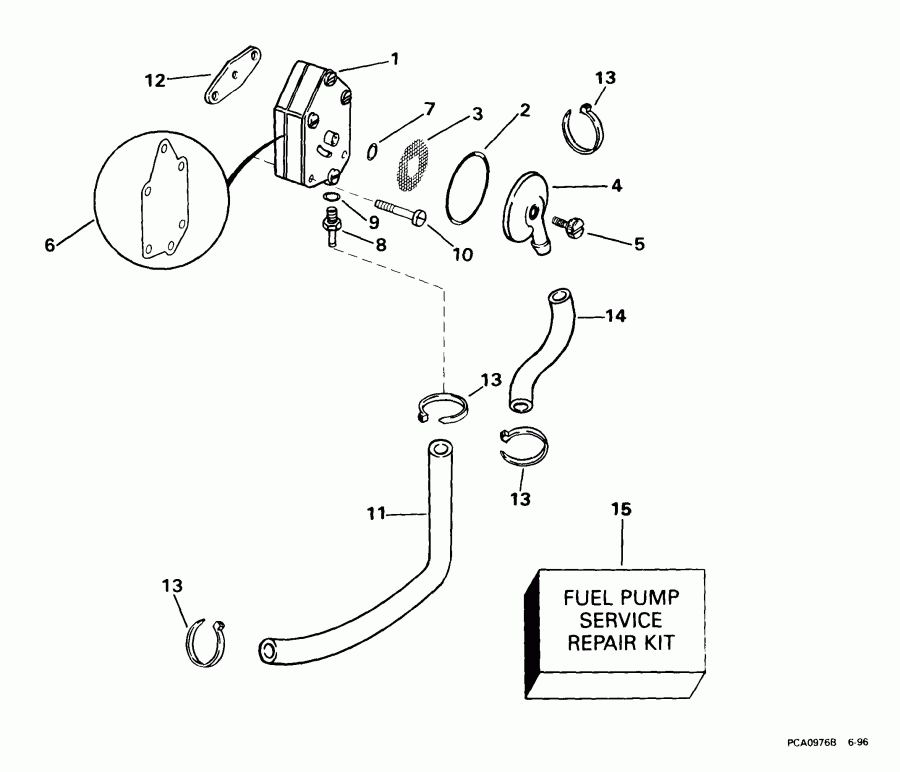  EVINRUDE SE15BAEEM 1999  - el ����� / el Pump