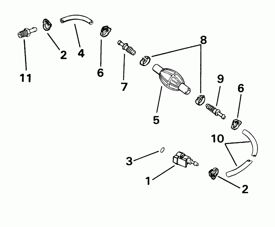    E15EVL4SSS 4-Stroke, Elec. Start, 20 IN   - el Hose & Primer Bulb