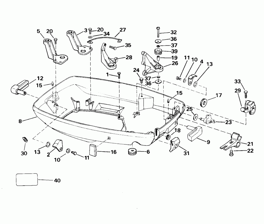 ��������� ��������� ������� E65WRYSSC Commercial, Rope Start, 22.5 I  - wer Engine Cover / wer ������ ��������� (�����)