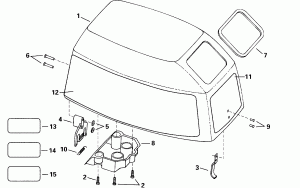   () - Evinrude (Engine Cover - Evinrude)