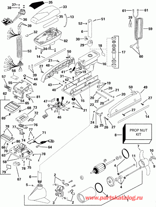 ��������� �������� ����� ������� P/N 773164 SeaQuest 70HP 2000  - c 42 F