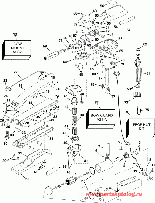 �������� ��������� ����� ������� P/N 773169 Intruder 36F 2000  - truder 74hp - truder 74hp