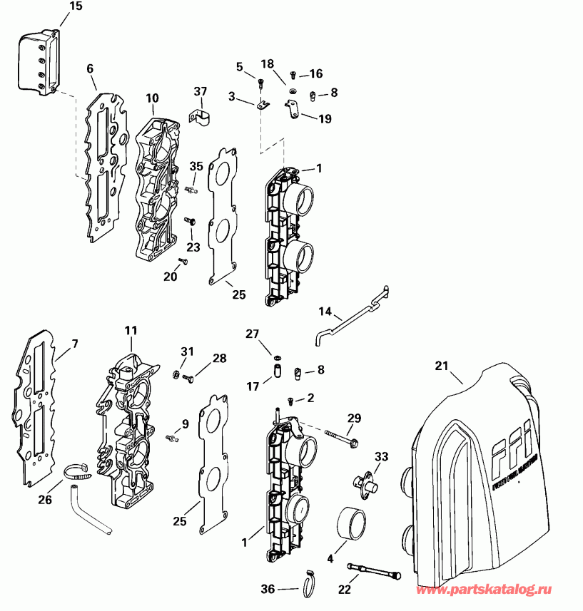     RE115FSSSR FFI, Elec Start, TNT, 20 IN.   - take  / take Manifold