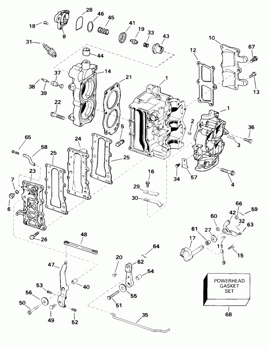�������� ����� Evinrude SE15BASSB Rope Start, Tiller, 15 IN. sha  - linder & ������ ���������