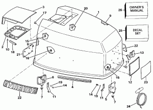   () - Evinrude (Engine Cover - Evinrude)