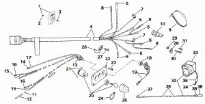 Wi Kit - Dual  225cx (Wiring Kit - Dual Engine 225cx)