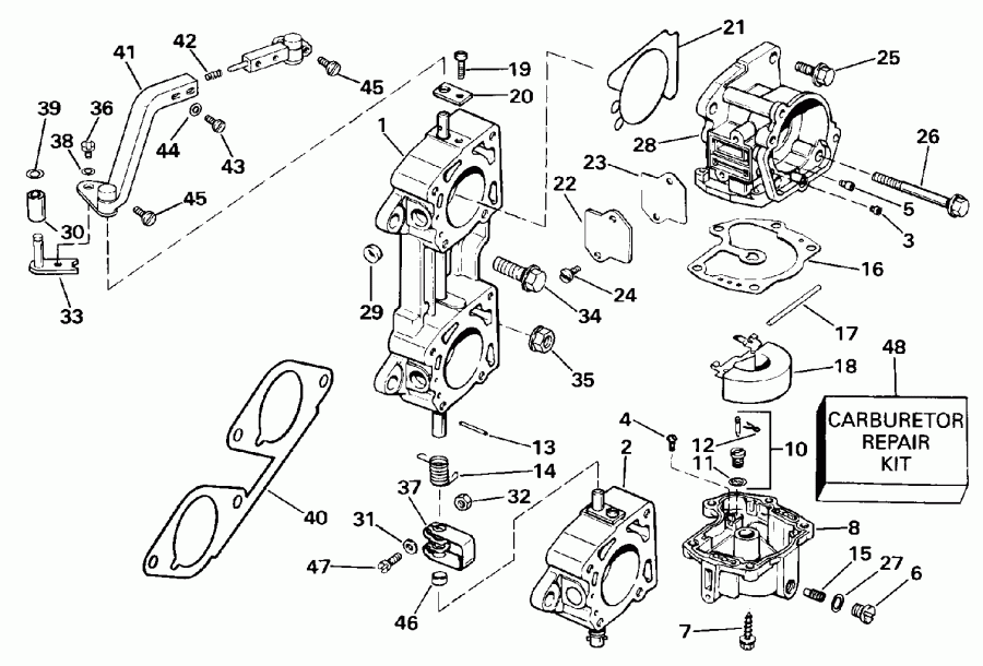 �������� ����� EVINRUDE VE200SLESE 1990  - ate P����uction - ate Production