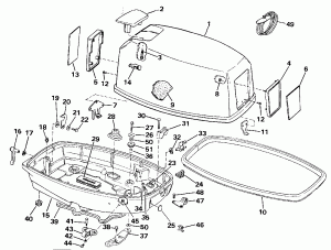   () - Evinrude (Engine Cover - Evinrude)