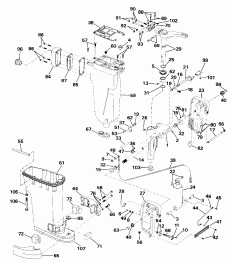   & Stern &   (Exhaust Housing & Stern & Swivel Bracket)
