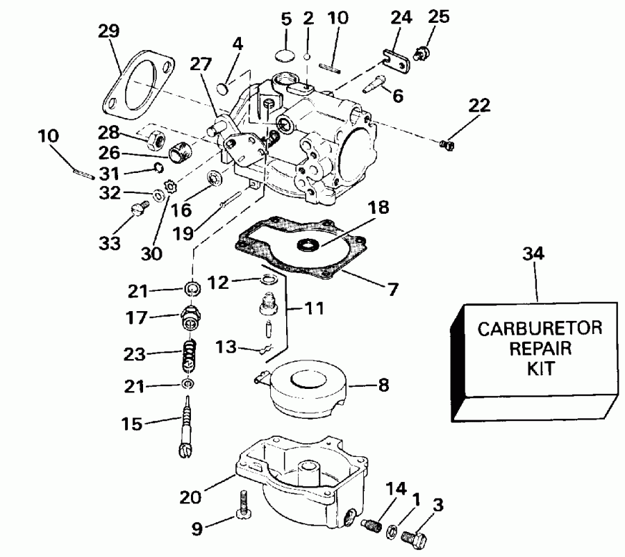    VE70ELESB 1990  - rburetor