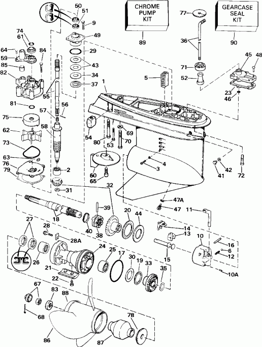   EVINRUDE E155WTLEIB 1991  - arcase - arcase