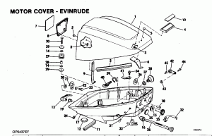   () - Evinrude 300 Models (Engine Cover - Evinrude 300 Models)