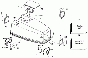   () - Johnson 50 (Engine Cover - Johnson 50)