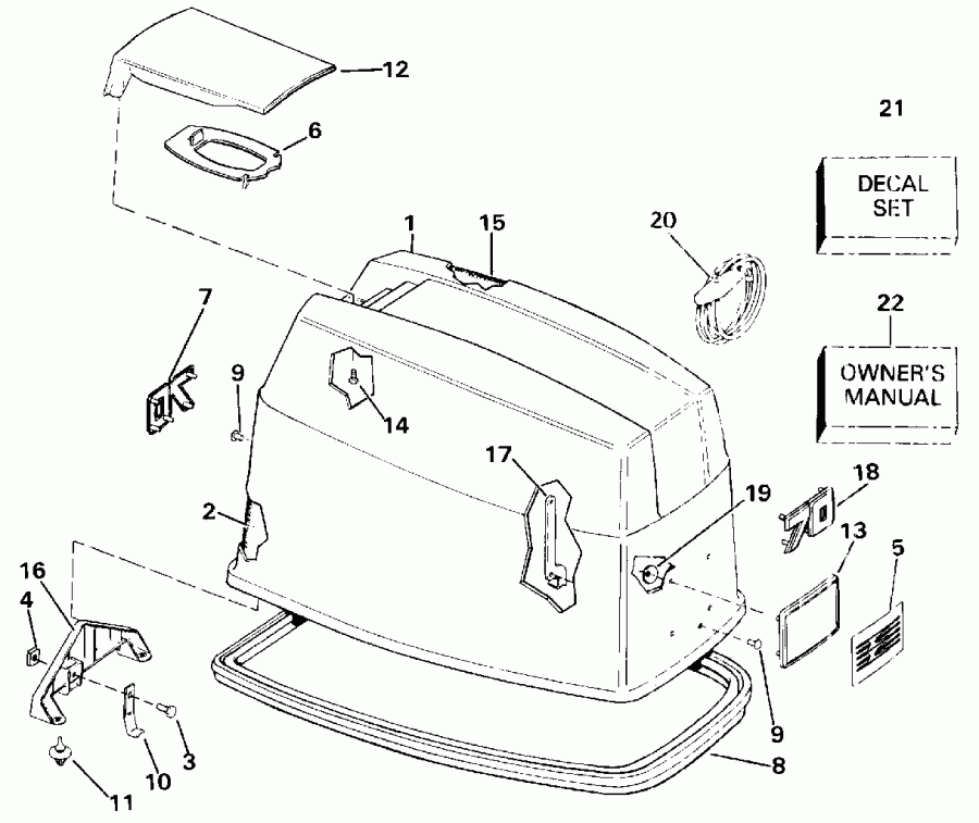    EVINRUDE E50TLEIA 1991  - Johnson 25-40 / Johnson 25-40