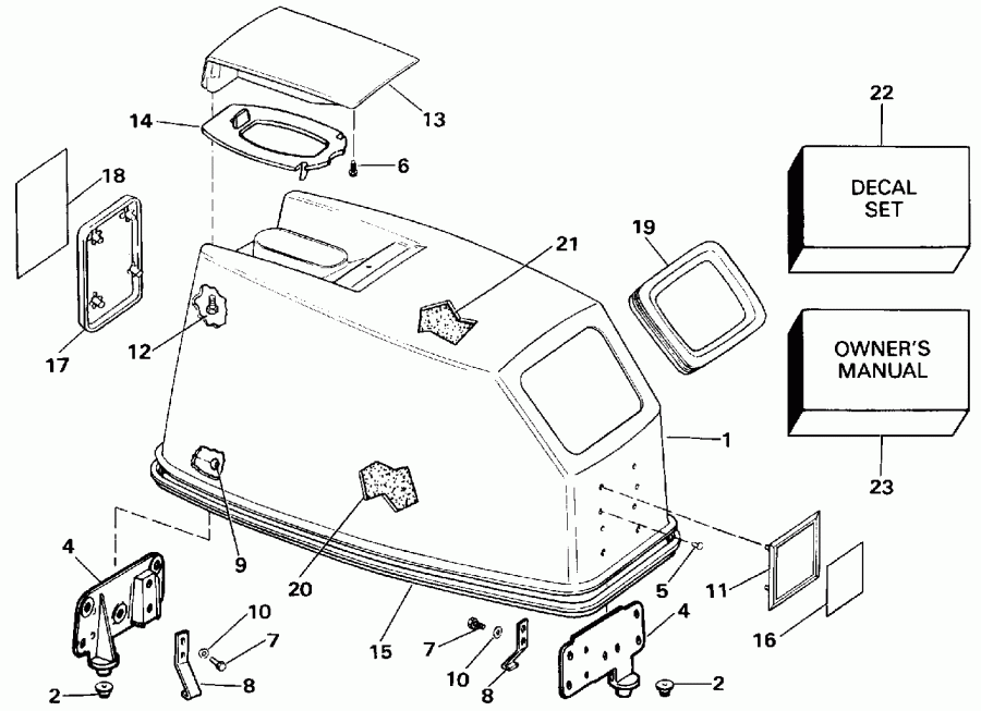 ��������� ����� ������� E50TLEIA 1991  - Johnson ���� Start Only
