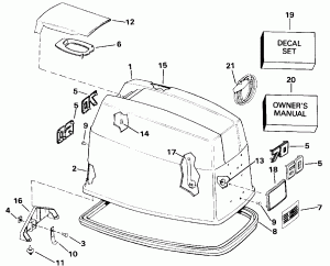   () - Evinrude (Engine Cover - Evinrude)