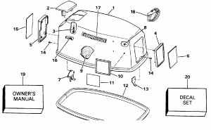   () - Evinrude (Engine Cover - Evinrude)