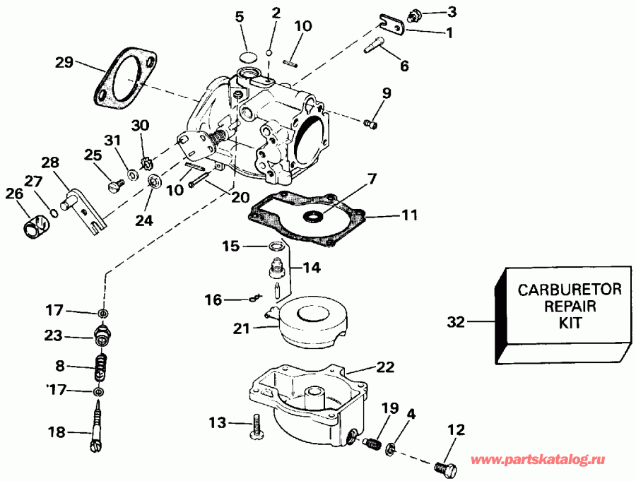   EVINRUDE VE40TLEIA 1991  - All 50 Models