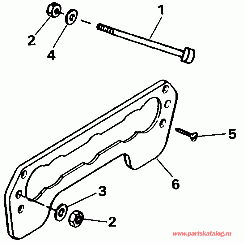 Evinrude VE50BELEIA 1991  - ansom Mount Kit - ansom  Kit