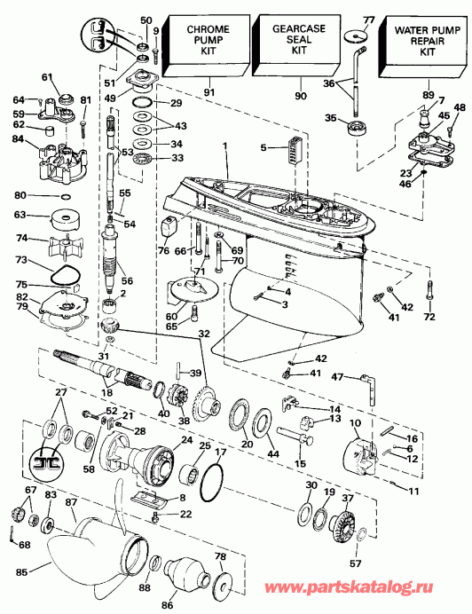  EVINRUDE E100WTLENE 1992  - arcase - arcase