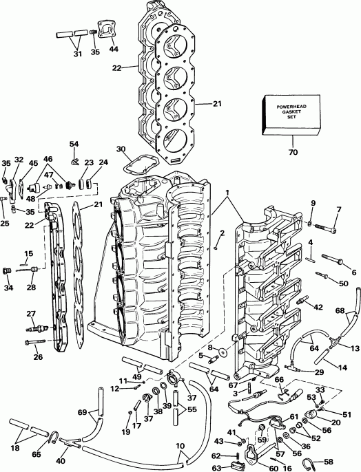   EVINRUDE E200STLENS 1992  - 200stl, 225 20