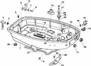    (Lower Engine Cover)