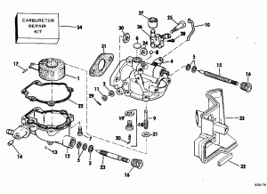   () - Evinrude Electric Start Models (Engine Cover - Evinrude Electric Start Models)