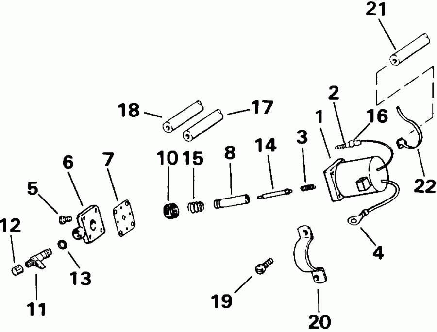  EVINRUDE E55RWLENM 1992  - Electric Start / Electric Start