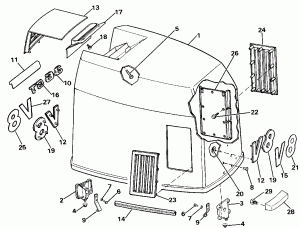    (Lower Engine Cover)