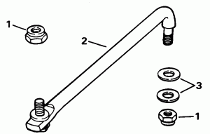   Kit (w /   ) (Steering Link Kit (w/power Trim & Tilt))
