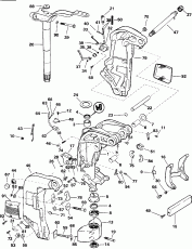   -    (Stern Bracket - Power Trim/tilt)