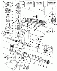  - 120tl & Tx / 125esx / 140 Tl (Gearcase - 120tl & Tx/125esx/140 Tl)