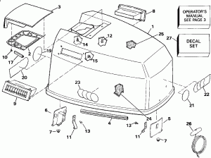   () - 125 Esx (Engine Cover - 125 Esx)