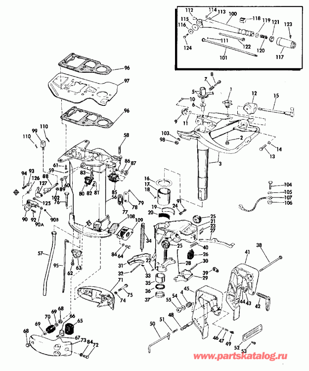  Evinrude VE50BELENJ 1992  - Electric Start & Tl Models (