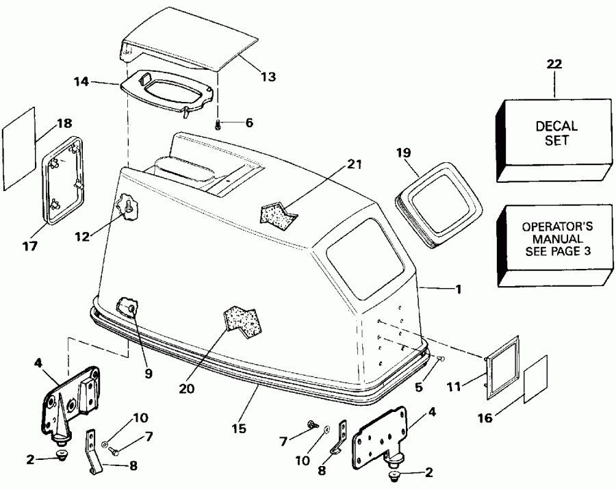 �������� ����� ������� VE50TLENM 1992  - Johnson Rope Start Only