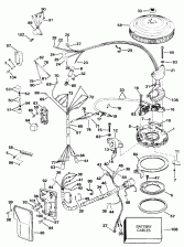 Ignition System - Electric Start & Tl Models (