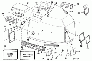   () - Evinrude (Engine Cover - Evinrude)